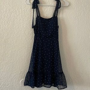 Lulus mini polkadot dress